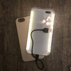 Selfie case IPhone 6 Plus light up